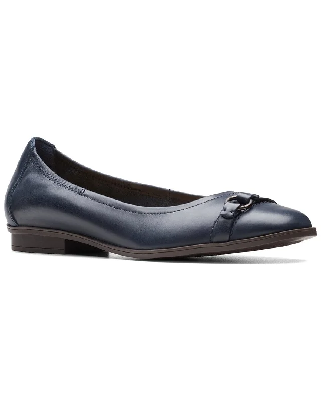 Clarks Lyrical Sky Leather Flat