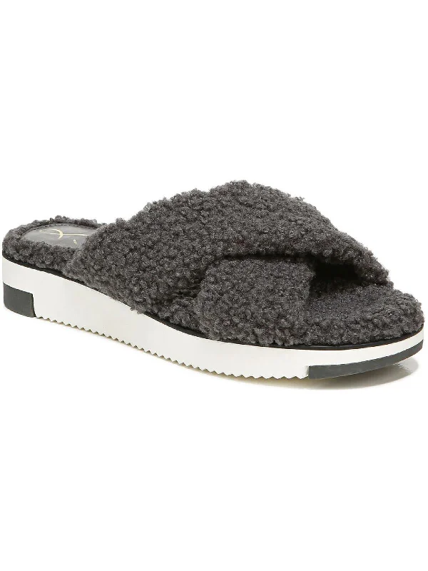 Weekend Offers That Impress Alice Womens Faux Fur Slippers Slide Sandals