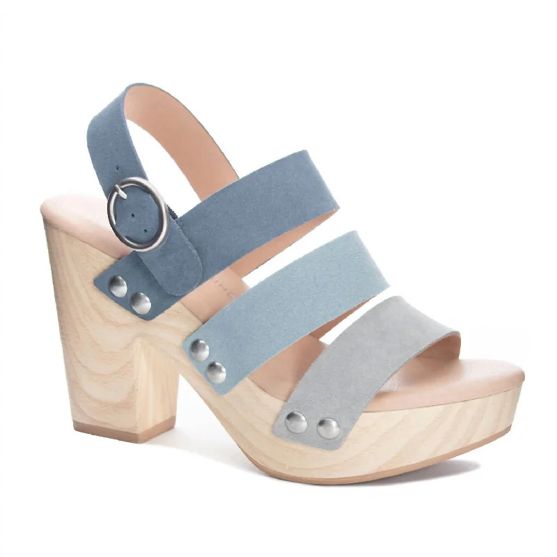 Extra Discounts Cher Fenny Platform Sandal In Blue Multi