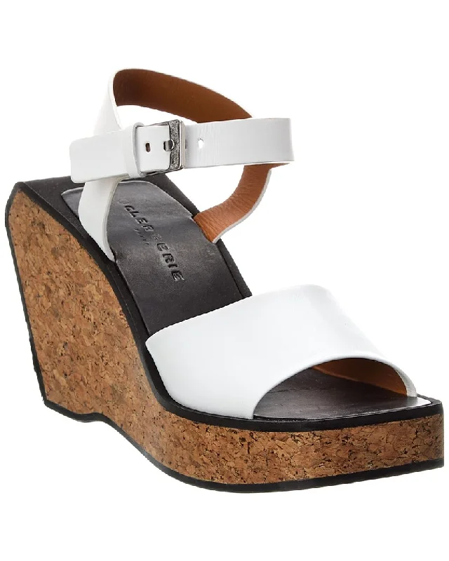 Weekend Specials to Savor Clergerie Effy Leather Platform Sandal