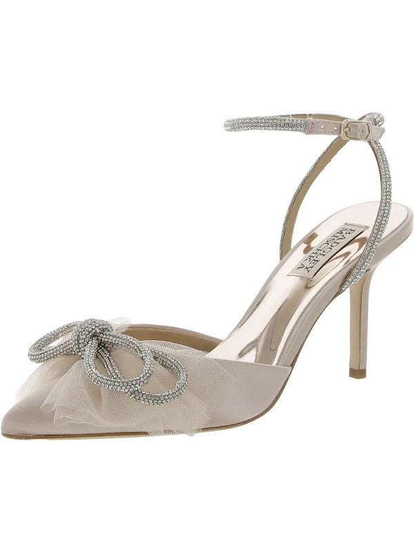 Get It Before It’s Gone Crystal Womens Embellished Dressy Heels