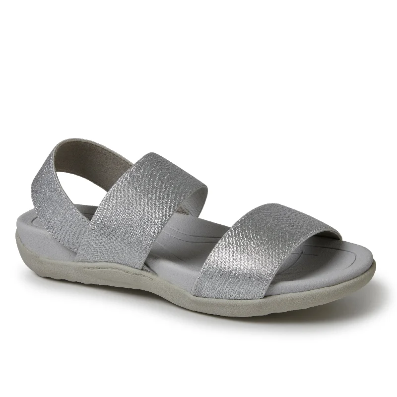 Limited Stock Dearfoams Women's Sloane Low Foam Back Strap Sandal