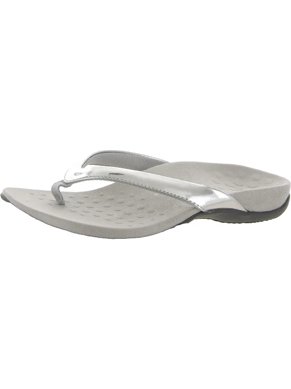 Dillon Womens Slip On Thong Sandals