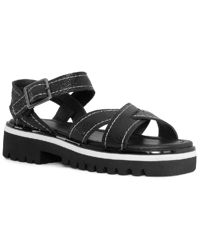 Weekend Bargains Galore Donald Pliner Pyper Leather Sandal