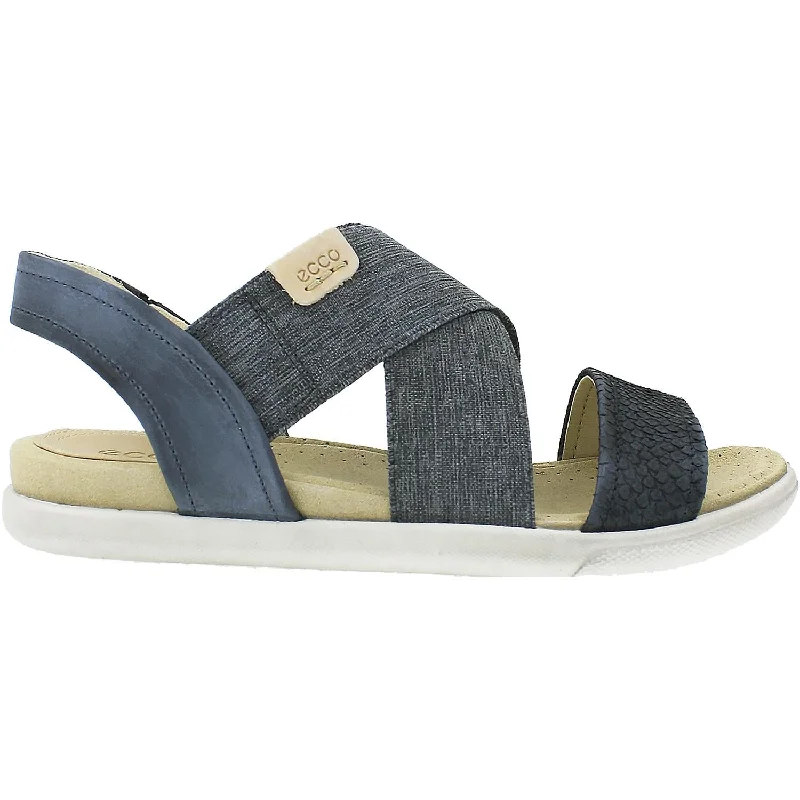 Weekend Discounts Worth Grabbing Women's Ecco Damara 2 Strap Black/Powder Leather/Elastic