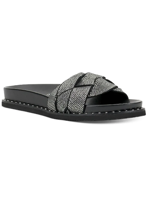 Bargain Prices Kevind Womens Slip On Flat Slide Sandals