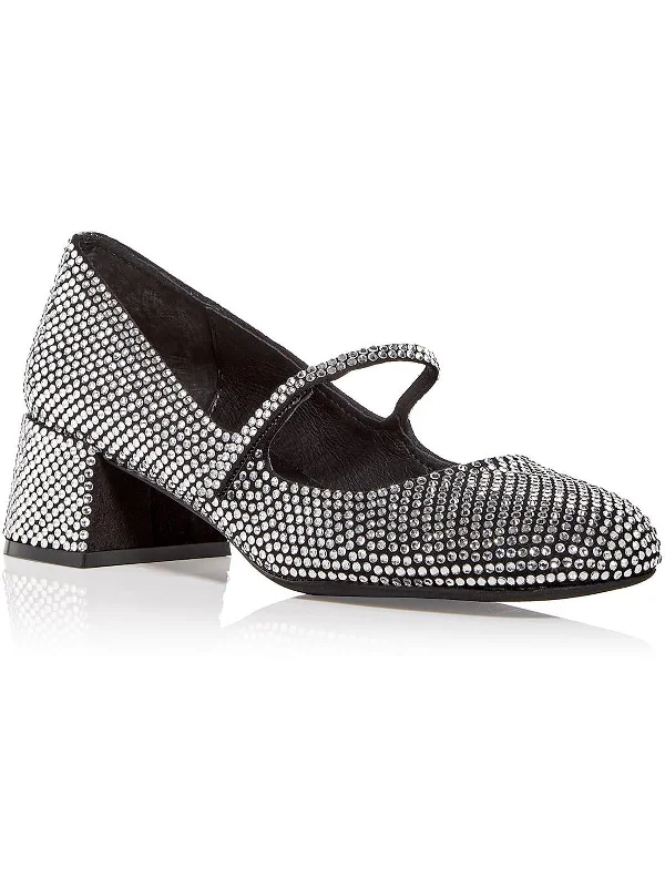 Take Action Regal Womens Faux Suede Block Heel Pumps