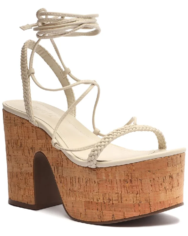 SCHUTZ Maxima Cutout Cork Sandal