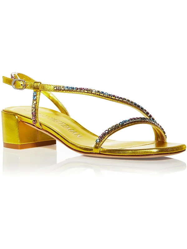 Mega Sale Soiree Womens Leather Ankle Strap Heels
