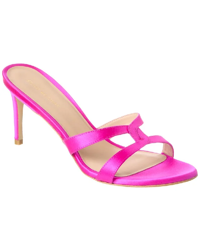 Best Choice Stuart Weitzman Soiree Sleek 75 Satin Sandal