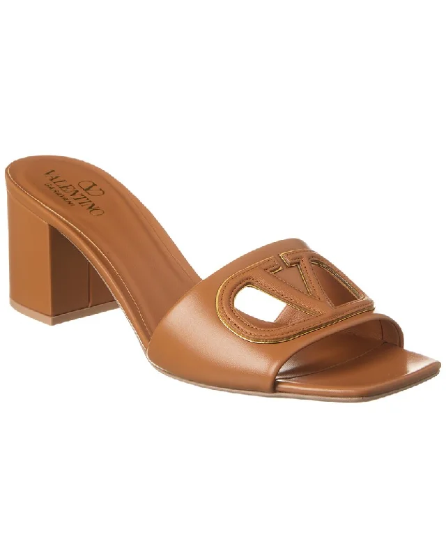 Weekend Savings Delight Valentino VLogo 60 Leather Sandal