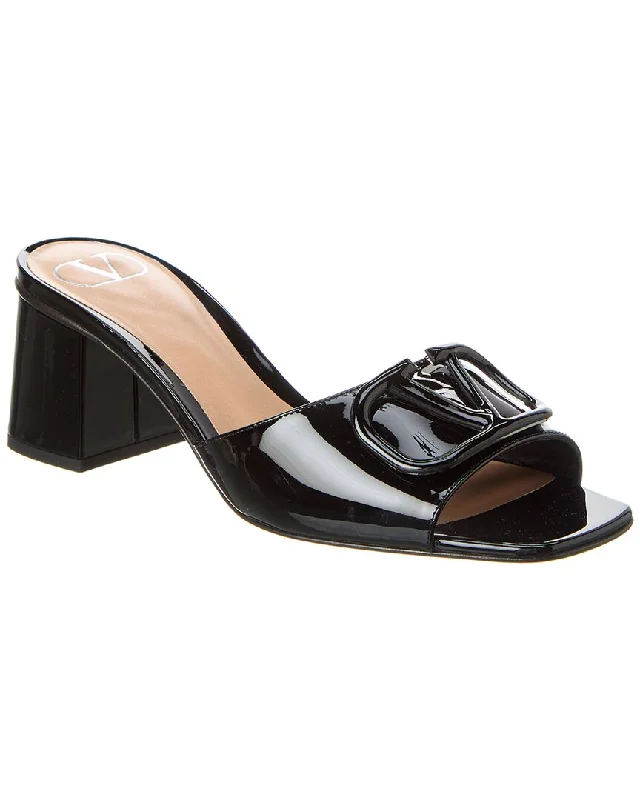 Cash Savings Valentino VLogo 60 Patent Sandal