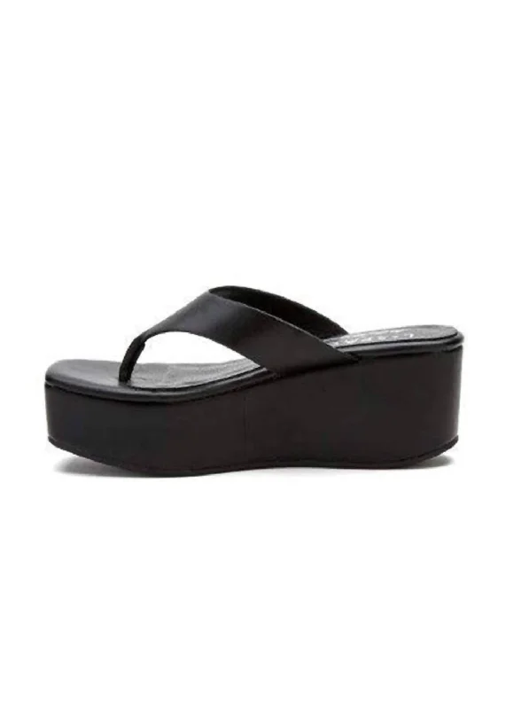 Women's See You There Platform Sandal In Black