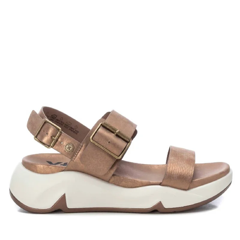 Weekend Offers That Delight Women's Wedge Sandals In Bronze