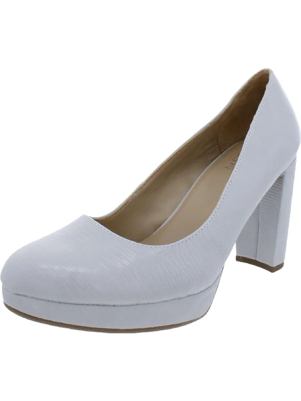 Berlin Womens Comfort Insole Slip On Platform Heels