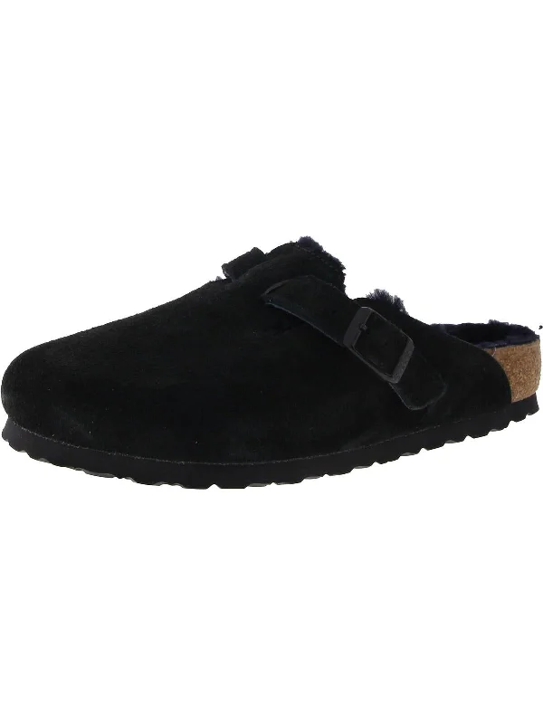 Boston VL Womens Suede Slip On Mules