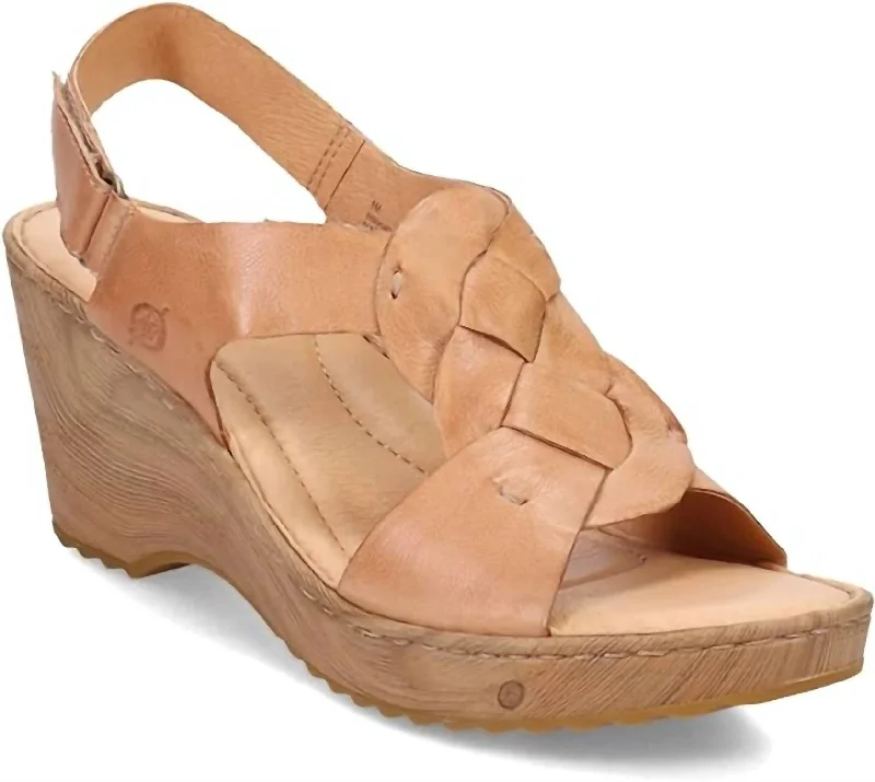 Women's Nina Wedge Sandals In Natural